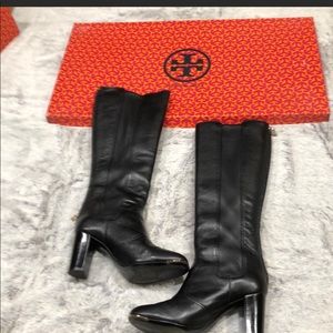 Tory Burch black boots 7.5